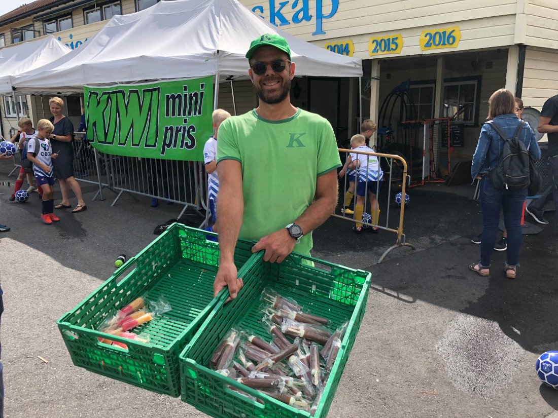 Takk til Kiwibutikkene i Grimstad for lunsj og is!