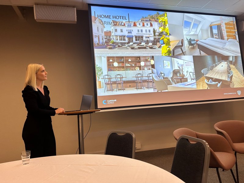 Her forteller Rebecca Langaard-Olsen om Home Hotel og kommende hotellet på Teknologiparken.