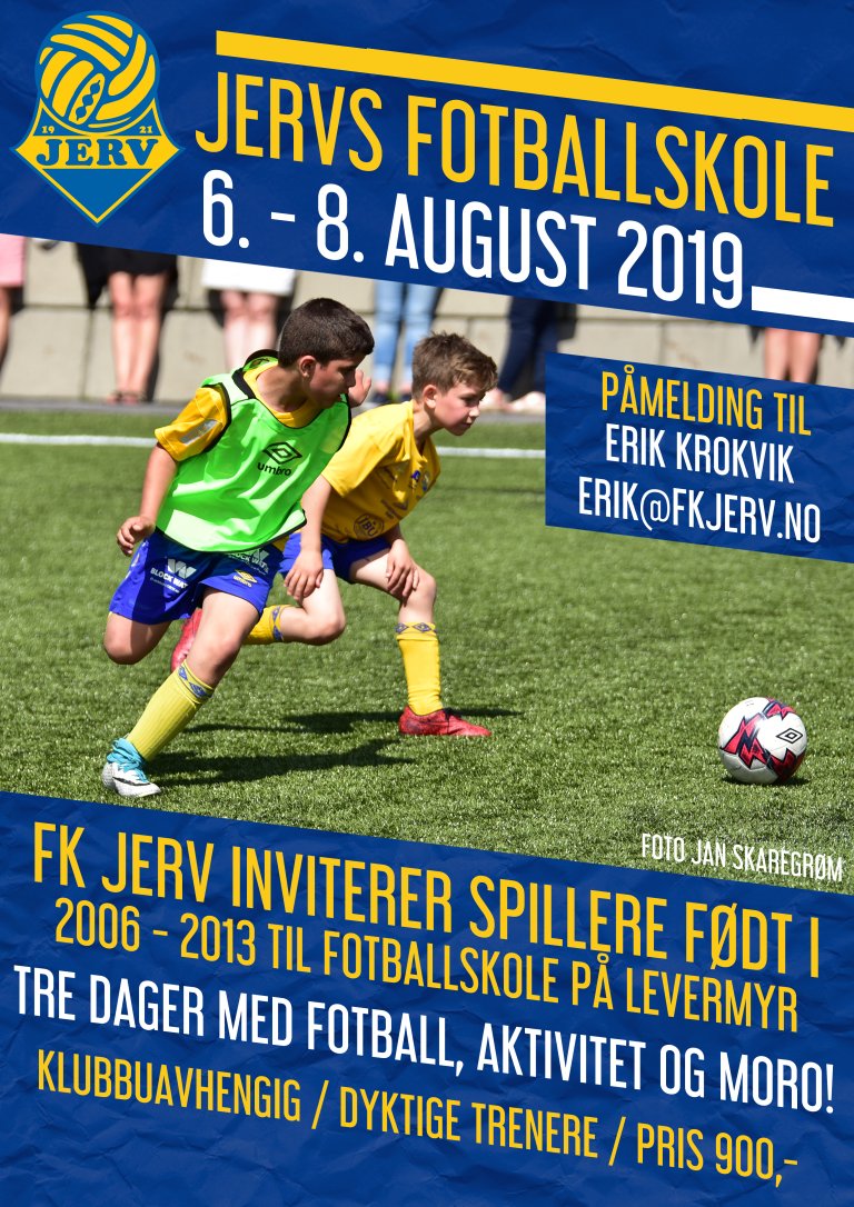 Fotballskolen 2019!