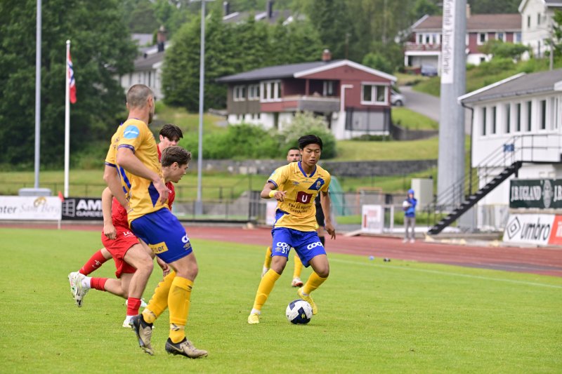Ling med sin hjemmedebut mot Brann 2. Foto: Helge N. Olsen