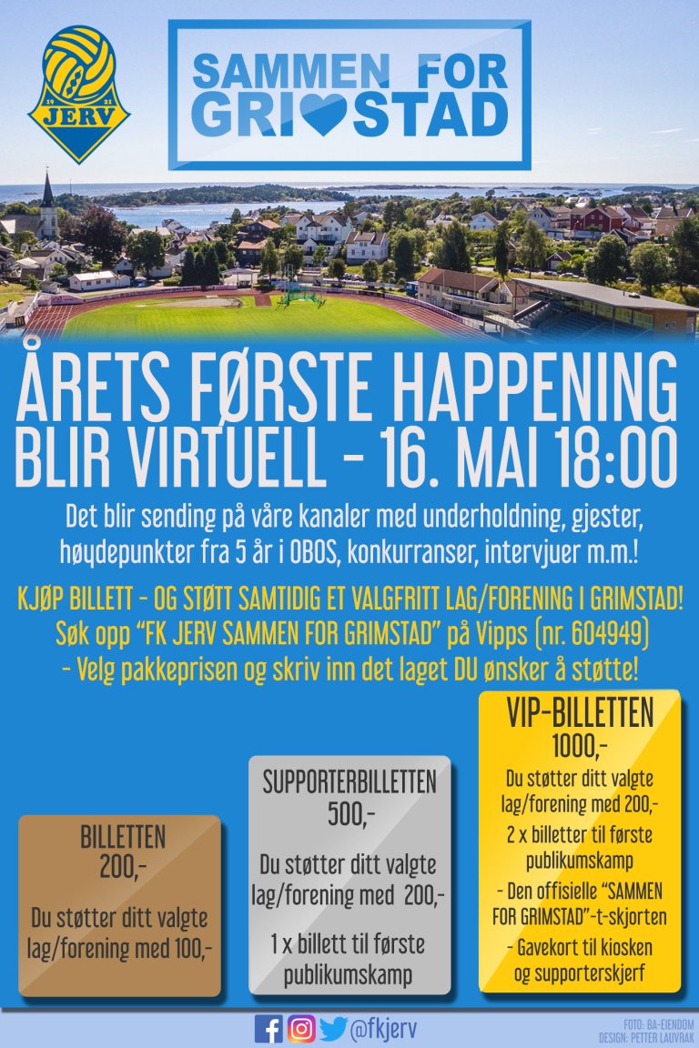 plakat sammen for grimstad