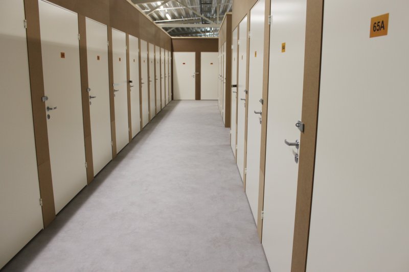 Her kan man leie seg en bod om man trenger plass til lagring.