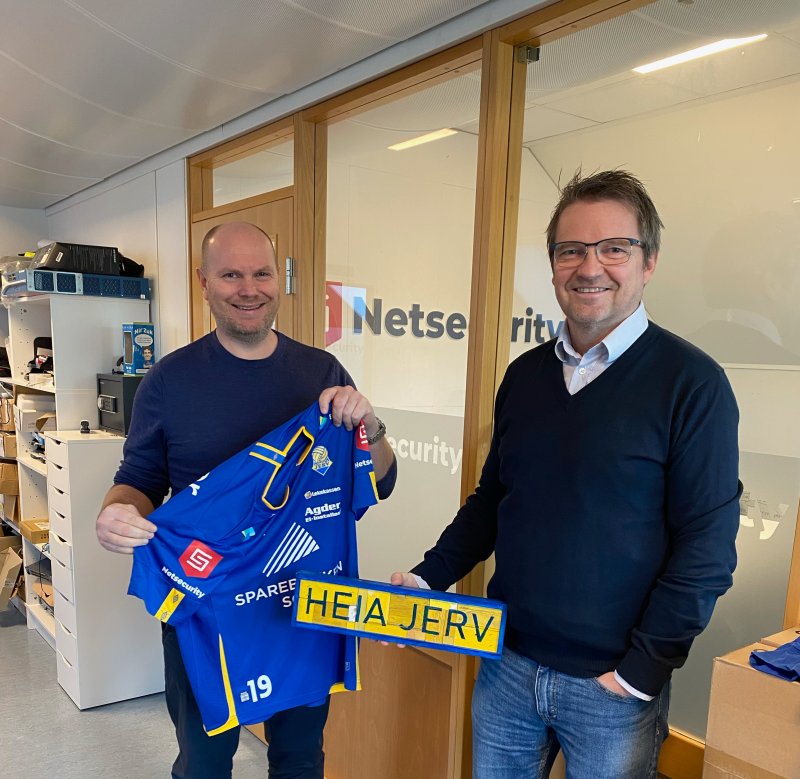 Jarle Tiller bjørntvedt og Henrik Münter er fornøyde med å være på treningstøyer og gleder seg til sesongstart.